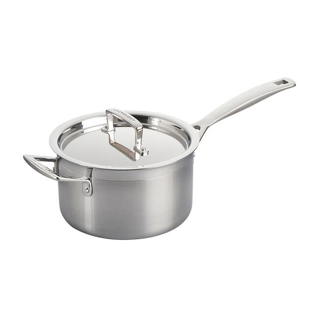 Le Creuset Classic Stainless Steel Saucepan With Lid 2 Le Creuset Classic Stainless Steel Saucepan With Lid - Image 2