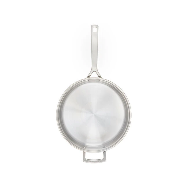 Le Creuset Classic Stainless Steel Sauté Pan With Lid 4 Le Creuset Classic Stainless Steel Sauté Pan With Lid - Image 4